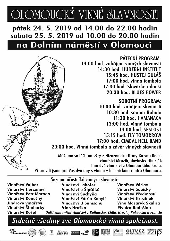 Vinné slavnosti Olomouc květen 2019